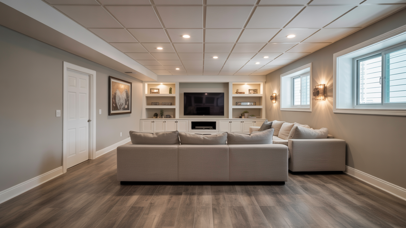 Finished Basement Recreation Room